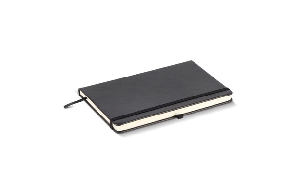 Carnet Iroko Couverture rigide Laser A5 - Noir / Noir