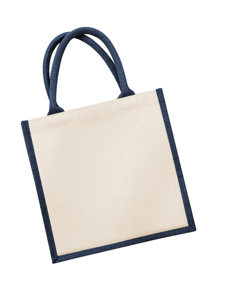 Printers' Midi Jute Bag - Black / ONE SIZE