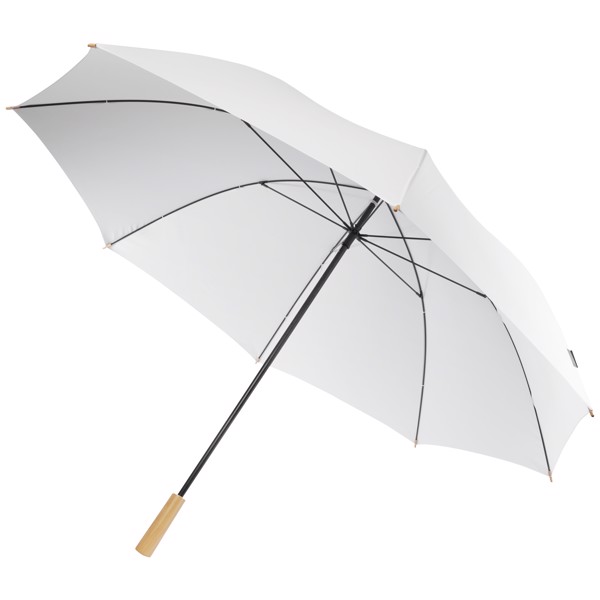 Romee 30'' windproof recycled PET golf umbrella - White