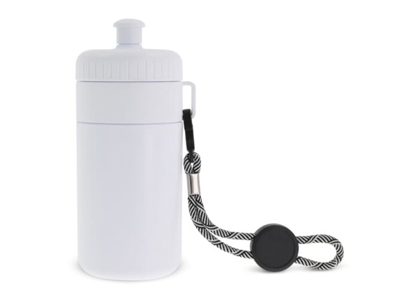 Toppoint sports bottle, 500ml, soft-squeeze - White / White