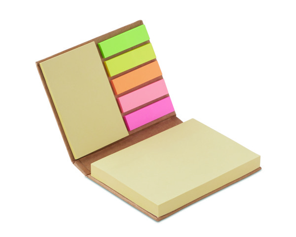Sæt med 5 post-it Visionmax - beige