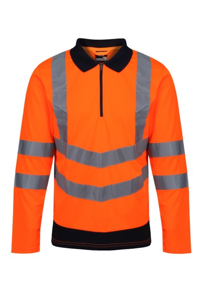 PRO HI-VIS POLO MAJICA DUGIH RUKAVA - 3XL / 3XL