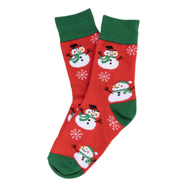 Vánoční ponožky Julsokka, stromeček - Červená / Zelená / 46