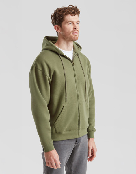 Premium Hooded Zip Sweat - Deep Navy / M