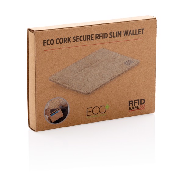 XD - Cork secure RFID slim wallet