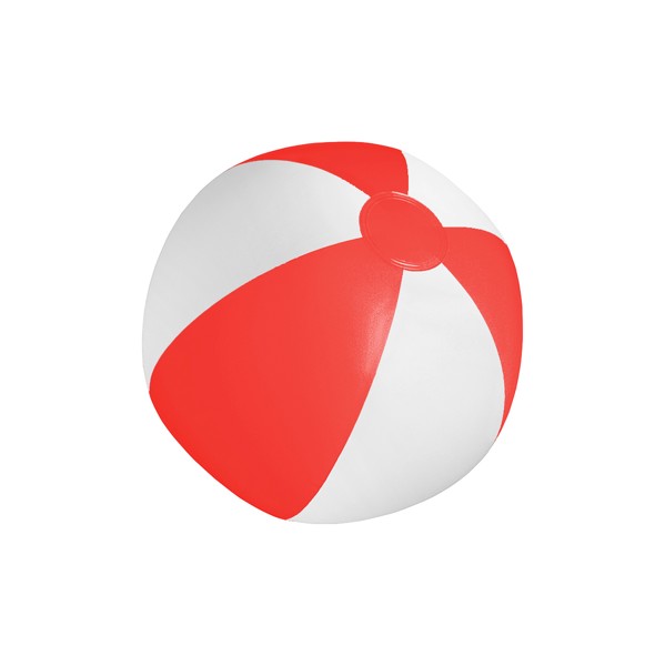 Beach Ball (Ø28 Cm) Playo - White / Red