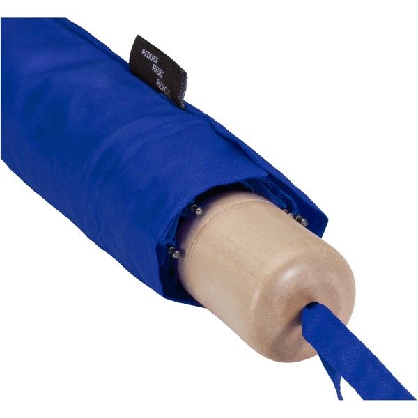 Parapluie pliable 21" RPET Dane - Bleu royal