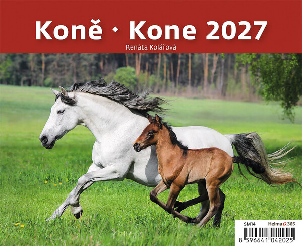 Stolní kalendář Koně 2027