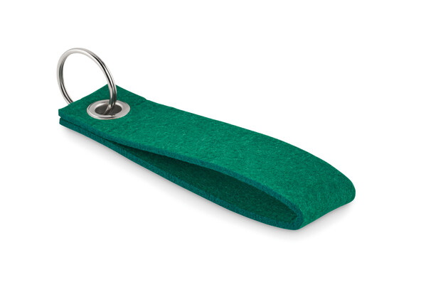 Portachiavi in feltro RPET Suora - Verde