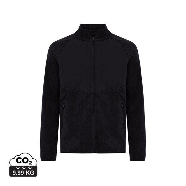Polaire à zip en polyester recyclé IQONIQ Talung - Noir / XS
