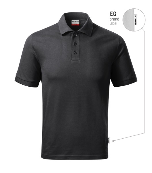 Polokošile Pánská Rimeck® Resist Heavy Polo - Ebony Gray / M