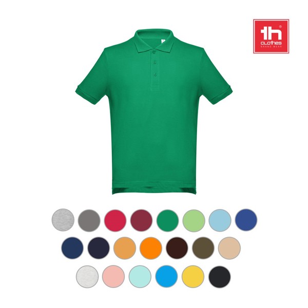 THC ADAM 3XL. Pánska polokošeľa - Pastelovo Modrá / 3XL