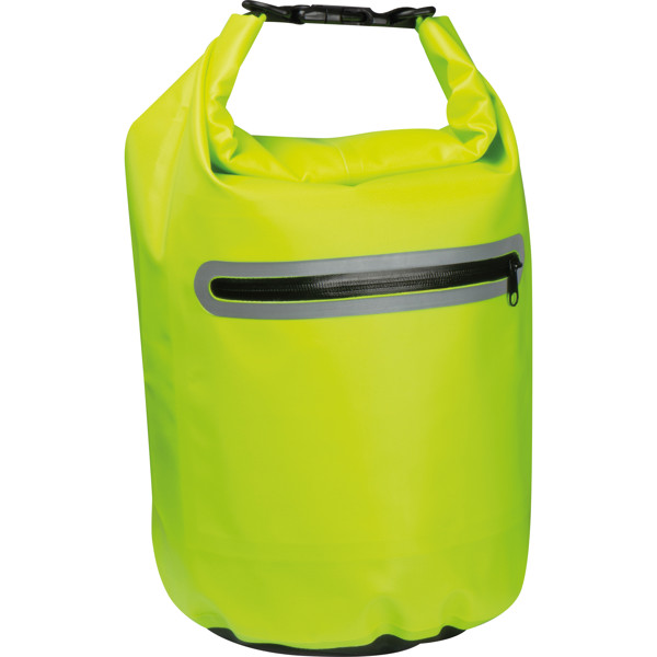 Waterproof bag with reflective stripes FERNANDO - Yellow