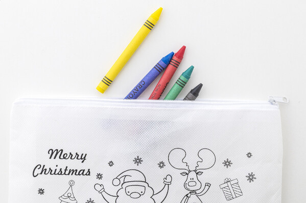 Weihnachts-Stifteetui zum Ausmalen Julfar Draw