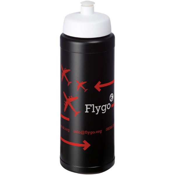 Bouteille Baseline® Plus 750ml avec couvercle sport - Noir / Blanc