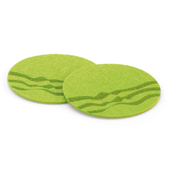 93974. Set de 2 sous-verres - Vert Clair