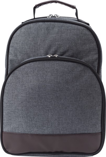 Sac à dos pique-nique en polycanvas Jolie - Grey
