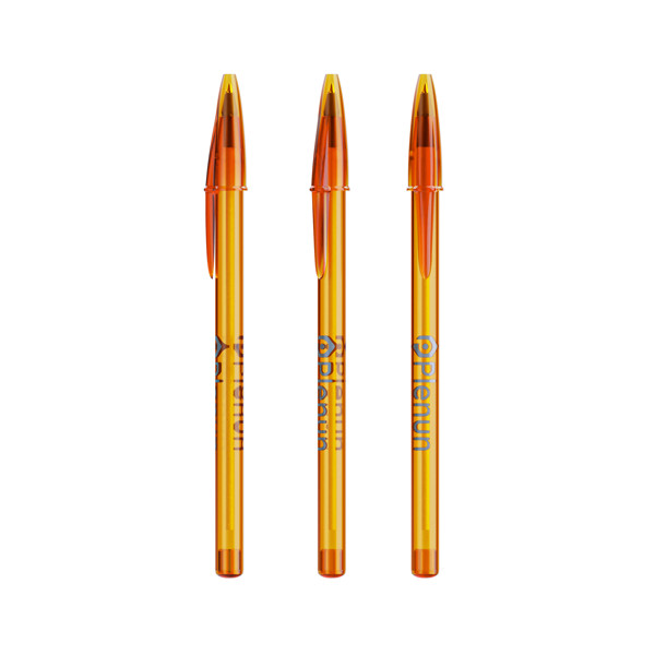 BIC® Style Ballpen - Orange Transparent / Orange Transparent / Encre Noire