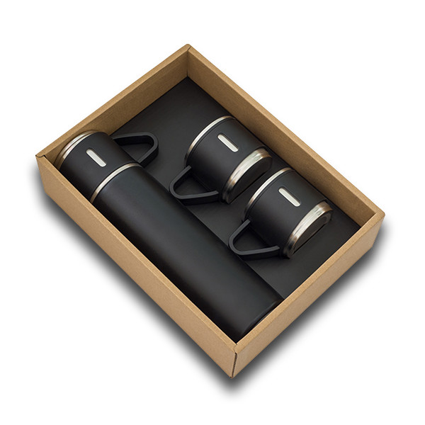 500 ml Attu vacuum flask set - Black