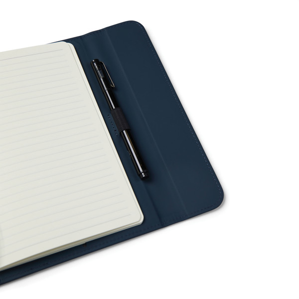 VINGA Baltimore GRS certified paper & PU notebook - Navy