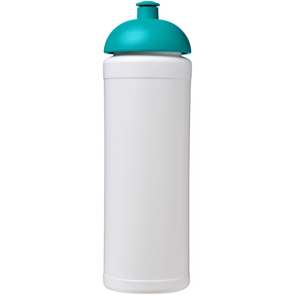Sportovní láhev s kupolovitým víčkem Baseline® Plus grip 750 ml - Bílá / Tyrkysová
