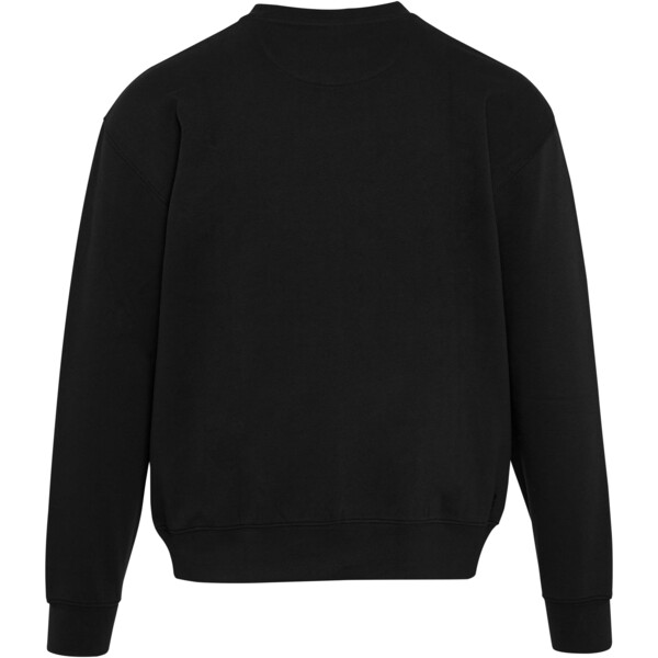 Maglione unisex a girocollo in cotone biologico certificato OCS da 280 g/m² Boris - Nero / L
