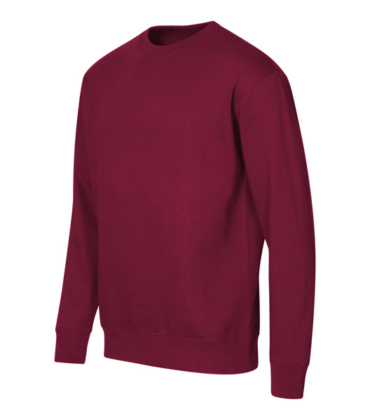 Mikina Unisex Malfini® Crew - Garnet / 3XL