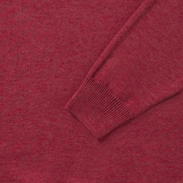 Men's Crew Neck Knitted Pullover - Black / XS