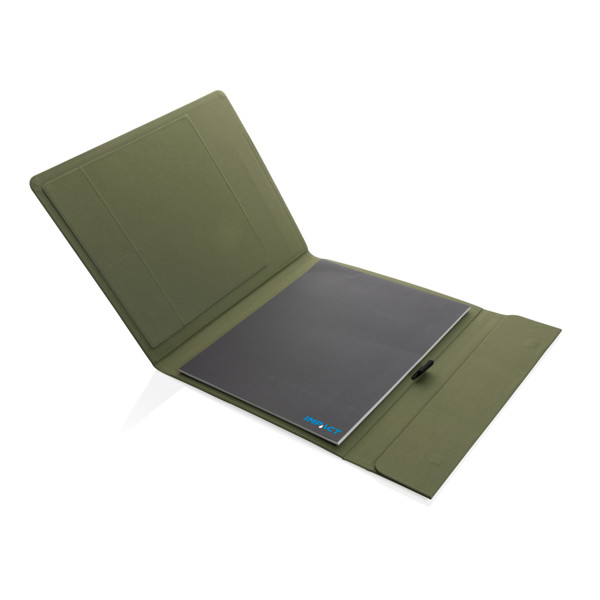 Impact Aware A4 portfolio, recycled polyester - Green