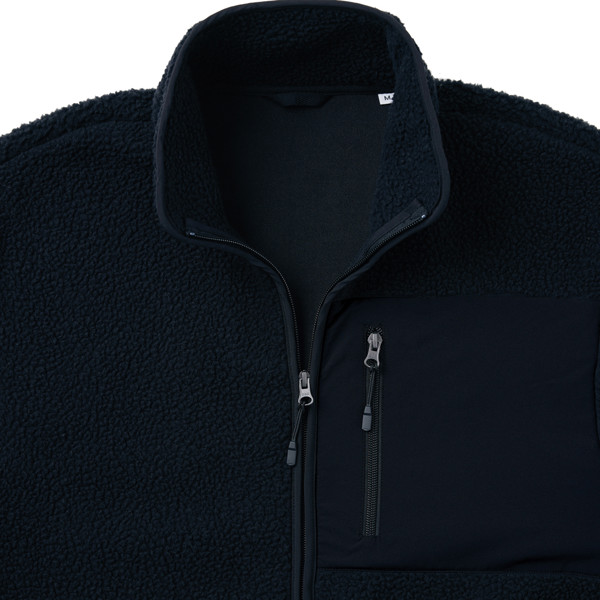 Iqoniq Diran recycled polyester pile fleece jacket - Black / S