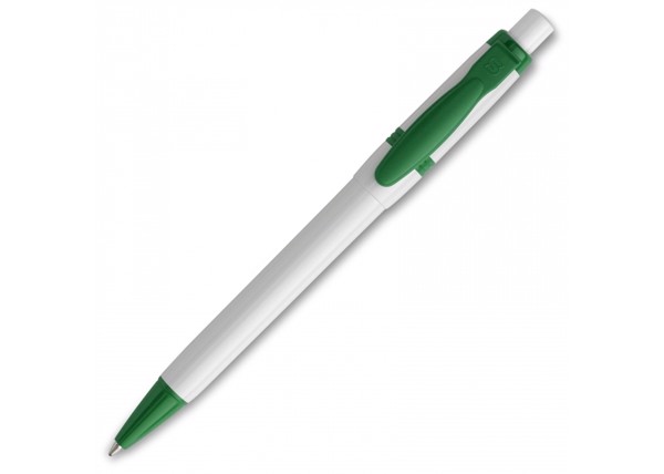 Ball pen Olly hardcolour - White / Green