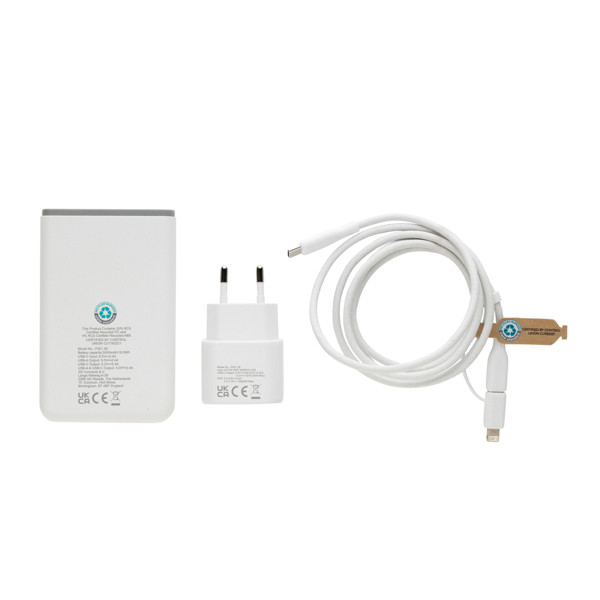 Surge 3-tlg. 20W Type-C Ladeset aus RCS recyceltem PET