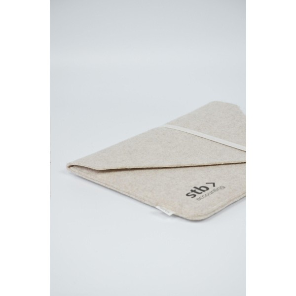 Recycled Felt Laptop Sleeve 15/16p - beige