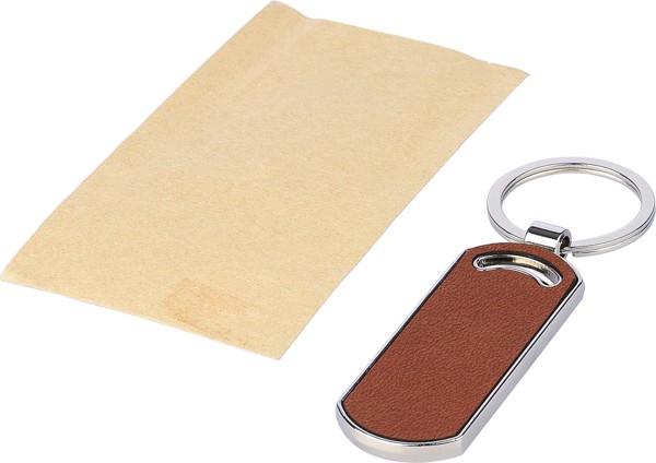 Porta-chaves em pele reciclada Jill