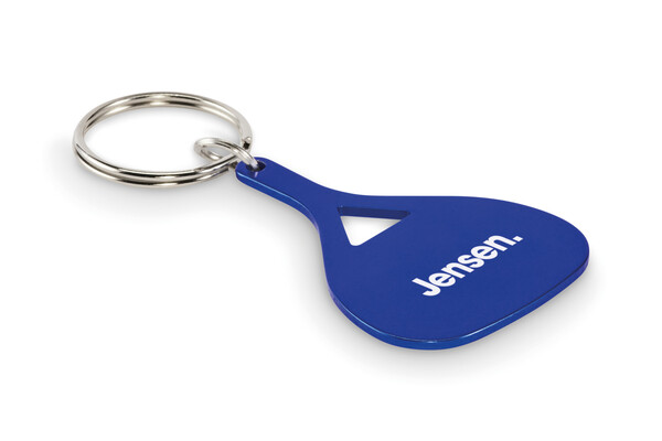 Portachiavi in alluminio Kepad - Blu