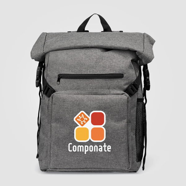 Metropolis collection - Backpack - Grey / Heat transfer