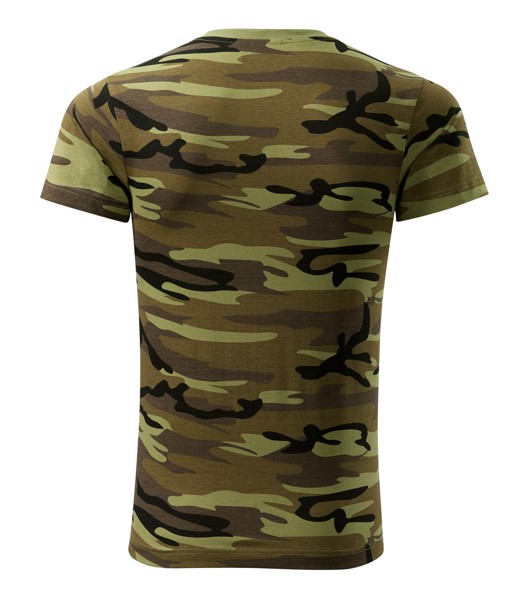 Tričko unisex Malfini Camouflage - Camouflage Green / XS