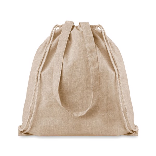 140gr/m² recyled fabric bag Moira Duo - Beige