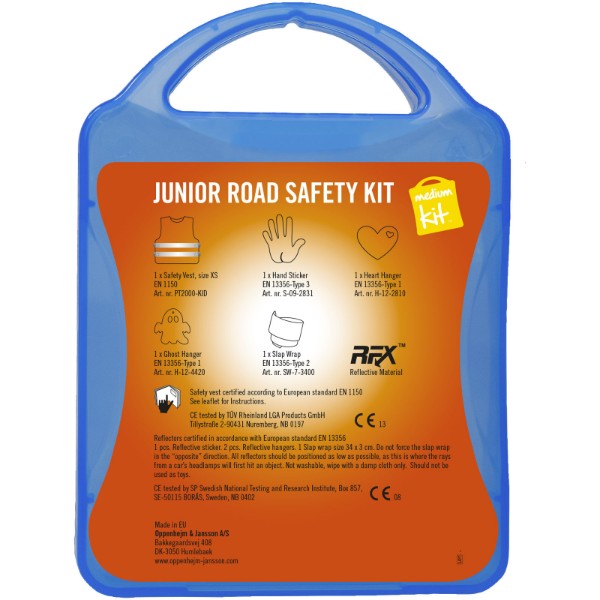 MyKit M Segurança rodoviária crianças - Azul transparente