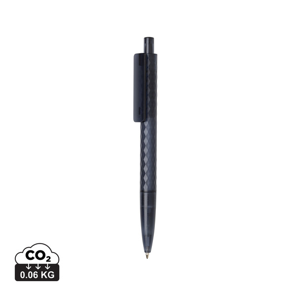 Stylo X3 en plastique givré GRS - Bleu Marine