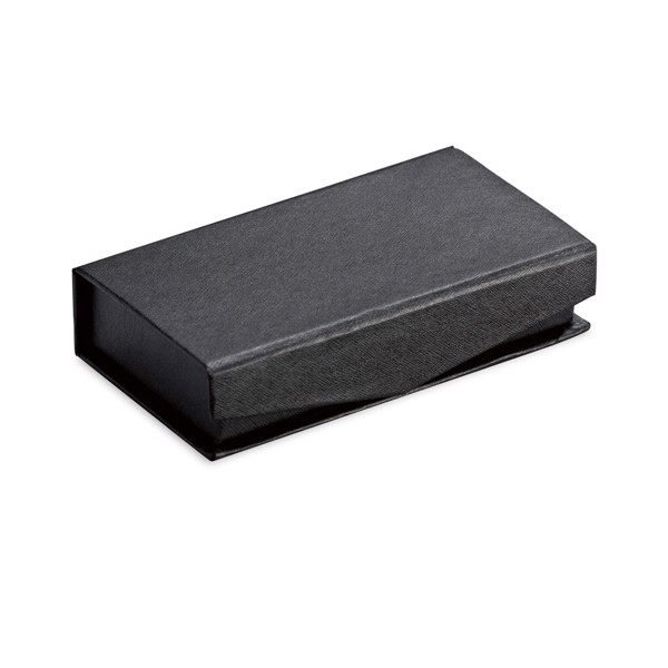 BRAGG 8GB. Clé 8GB en PU avec mousqueton - Noir