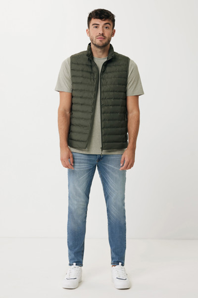 Iqoniq Meru moški telovnik, recikliran poliester - Khaki / 2XL