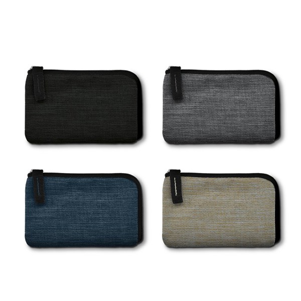 RPET ANTI RFID CREDIT CARD HOLDER WALLET - Gris / 