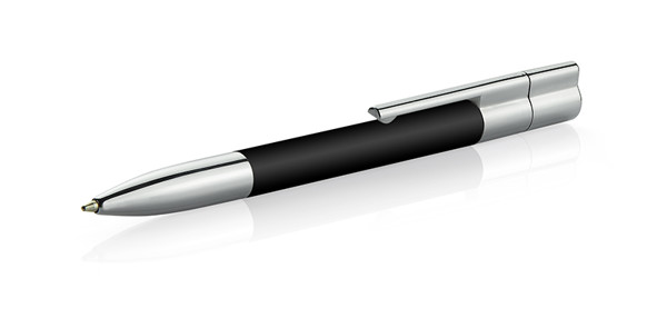 Długopis z pamięcią USB BRAINY 16 GB - Czarny
