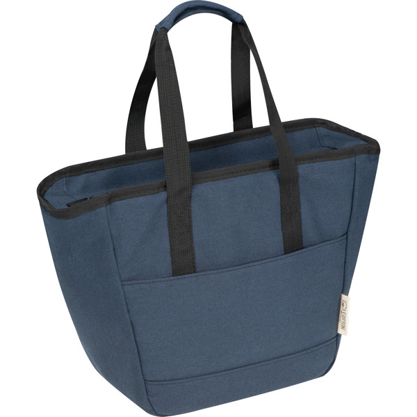 Cooler bag made from recycled cotton JAGODA - Darkblue