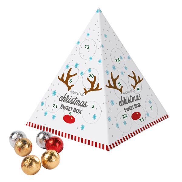 Adventní kalendář ve tvaru pyramidy