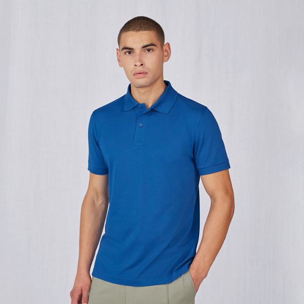 B&C My Eco Polo 65/35_º - 65% Poliéster Reciclado Optimium/ 35% Algodão Optimium (Investindo Em Better Cotton) - Mastic / S