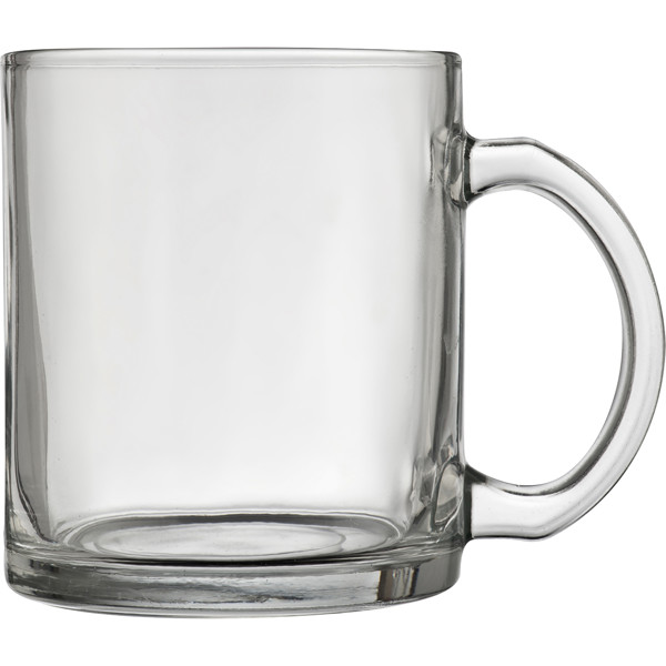Coffee mug made of glass MATHILDE - Transparent