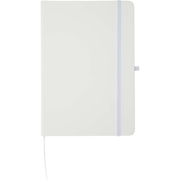 Spectrum A5 recycled notebook and ballpoint pen set - White