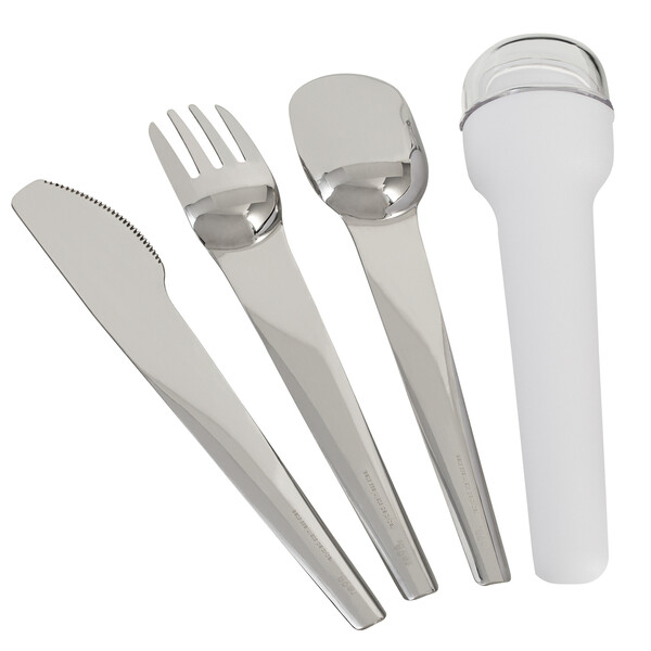 Cutlery set CUTLA - white